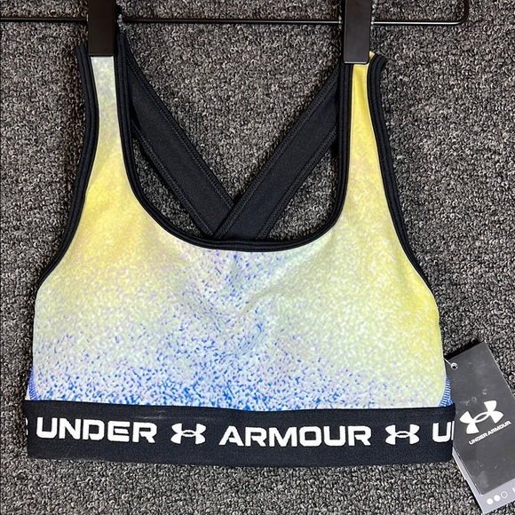 Under Armour Other - Under Armour Compression Medium Support Yellow Performance Sports Bra, Womens XS